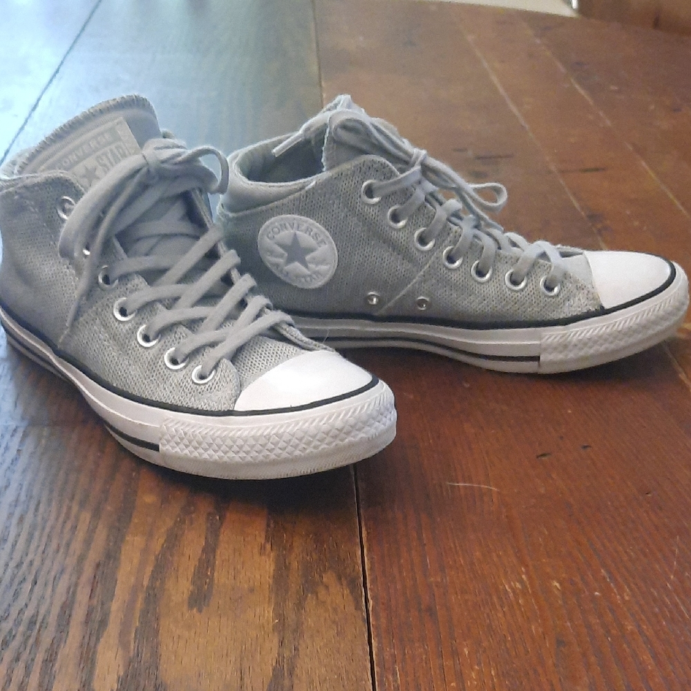 Converse Gray Chuck Taylor High-Top Sneakers